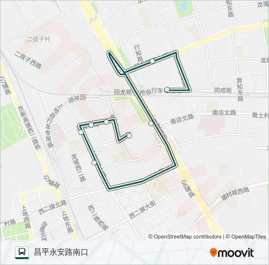 快速直达专线73 Bus Line Map