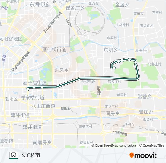 公交快速直达专78路的线路图