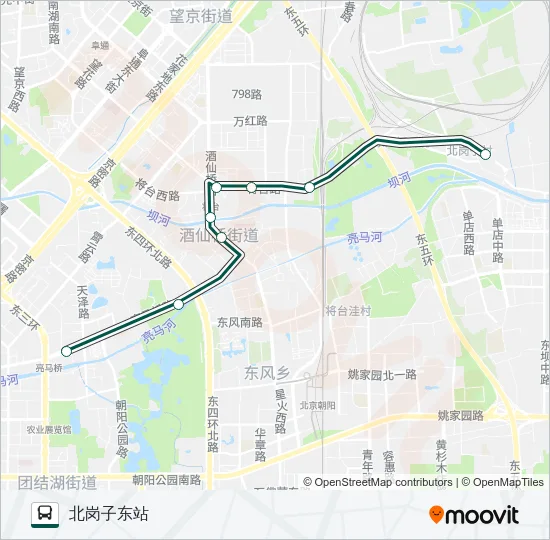 快速直达专线79 Bus Line Map