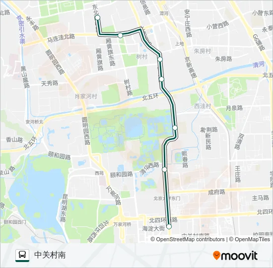 快速直达专线81 Bus Line Map