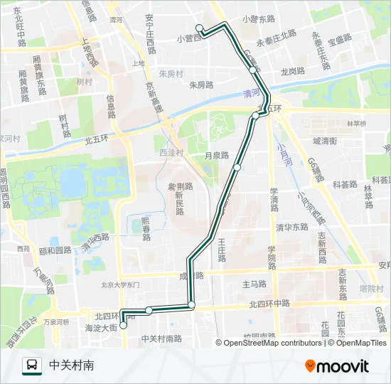 快速直达专线82 Bus Line Map