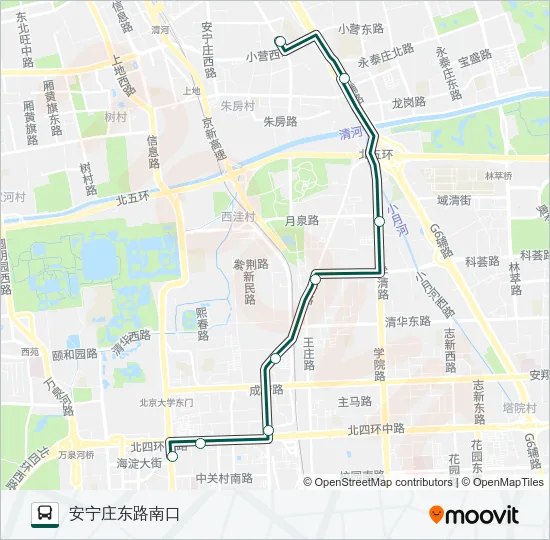 快速直达专线82 Bus Line Map