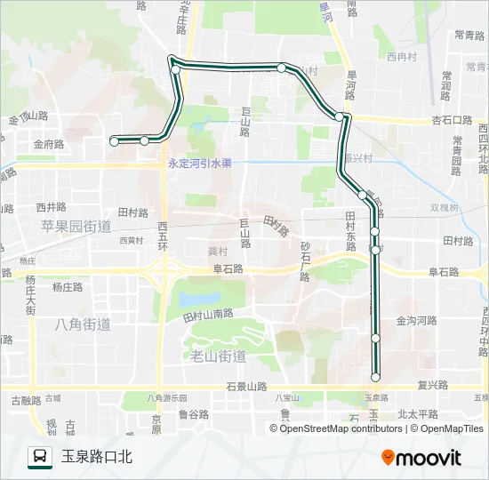 快速直达专线83 Bus Line Map