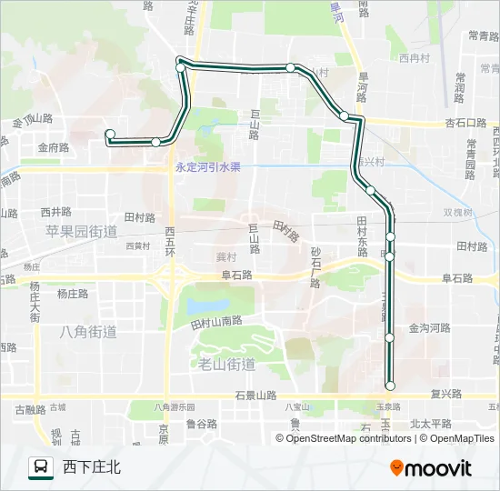 快速直达专线83 Bus Line Map
