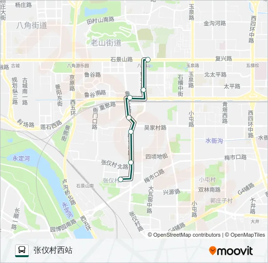 快速直达专线84 Bus Line Map
