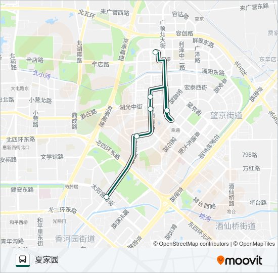 公交快速直达专88路的线路图