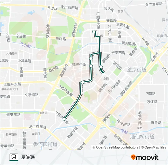 公交快速直达专88路的线路图