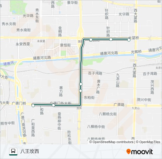 快速直达专线89 bus Line Map