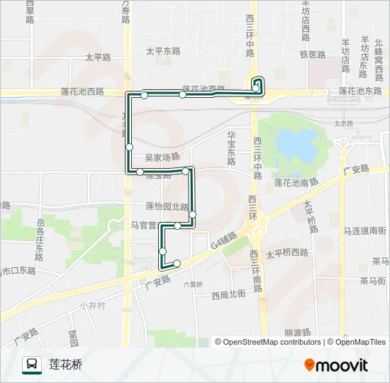 快速直达专线90 Bus Line Map
