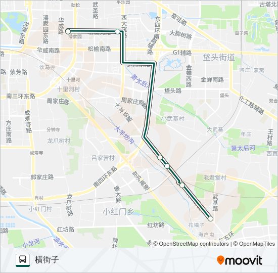 快速直达专线91 bus Line Map