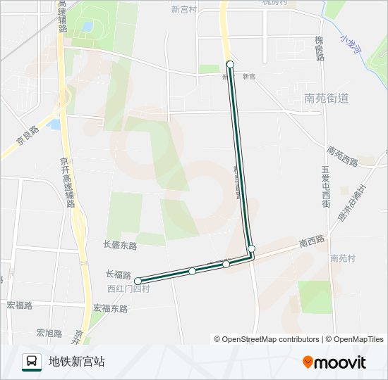 快速直达专线96 bus Line Map