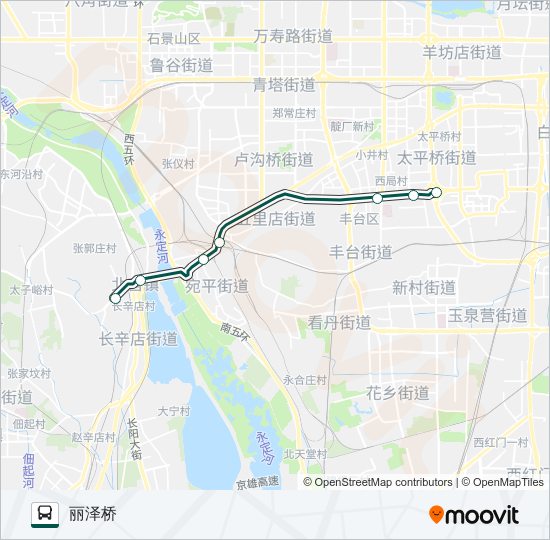 快速直达专线97 bus Line Map