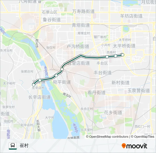 快速直达专线97 Bus Line Map