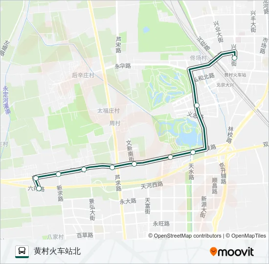 快速直达专线98 Bus Line Map