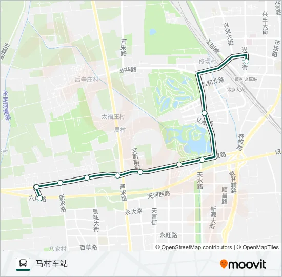 快速直达专线98 Bus Line Map