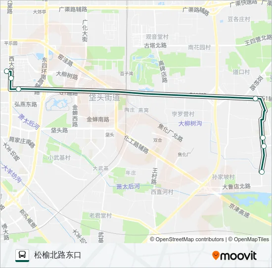 快速直达专线99 Bus Line Map