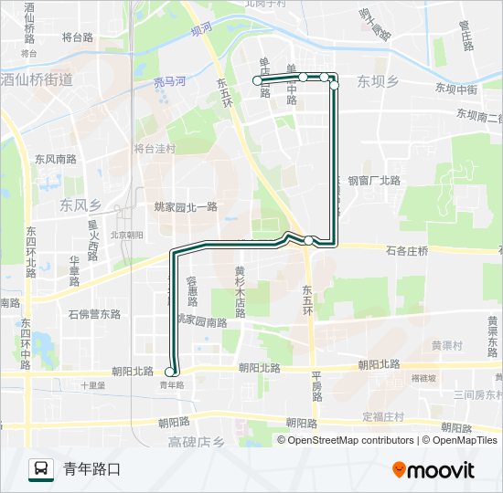 快速直达专线101 bus Line Map