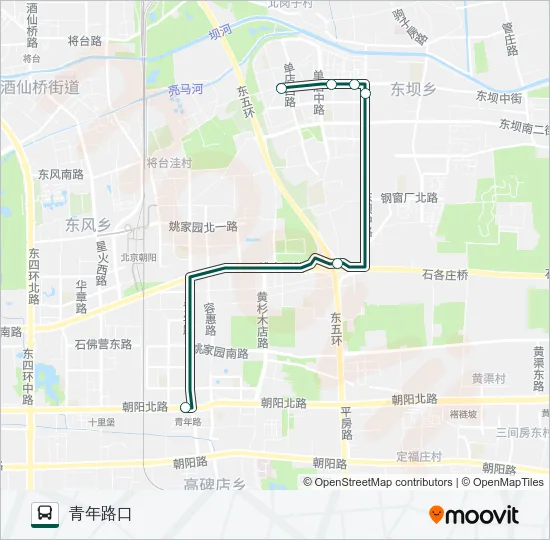 快速直达专线101 Bus Line Map