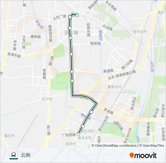 快速直达专线24支 bus Line Map