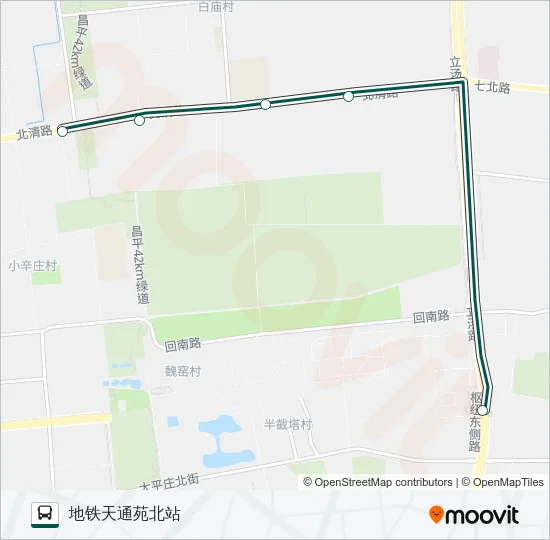 快速直达专线103 Bus Line Map