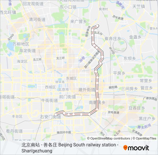 地铁14路的线路图