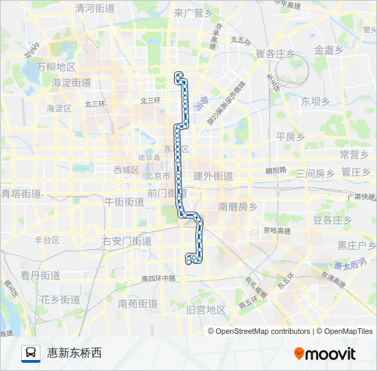 84 Bus Line Map