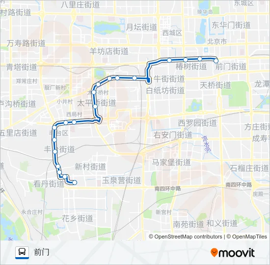 137 Bus Line Map