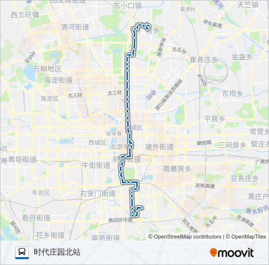 公交141路的线路图