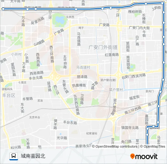 144 Bus Line Map