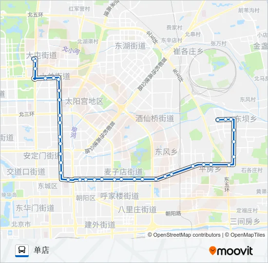 406 Bus Line Map