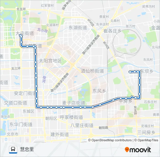 406 Bus Line Map