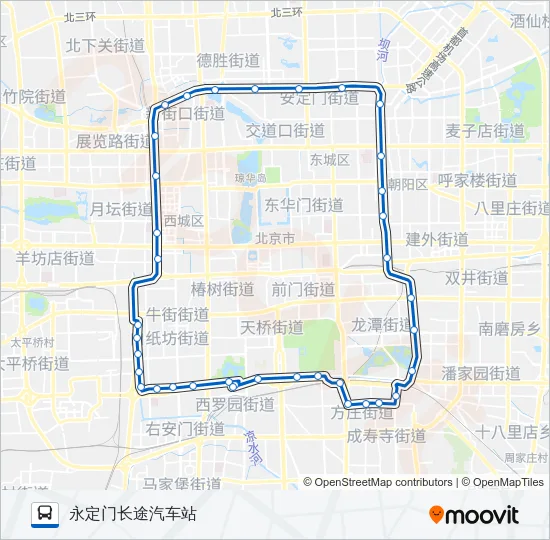 200内 Bus Line Map