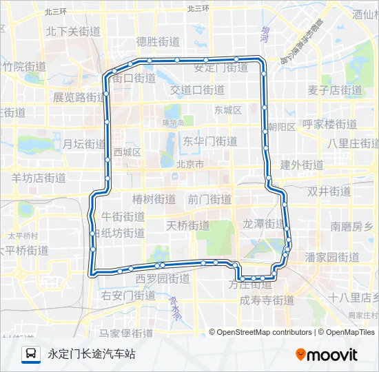 200外 Bus Line Map