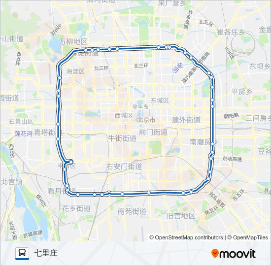 400快内 bus Line Map