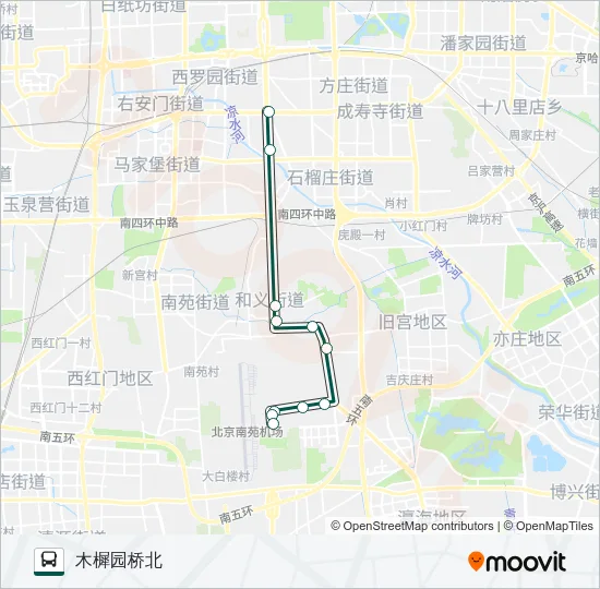 公交快速直达专41路的线路图