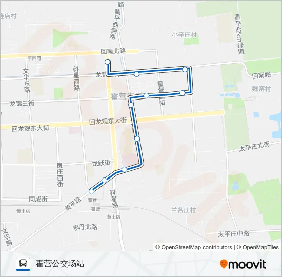 专21 Bus Line Map