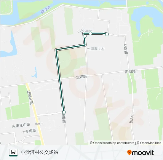 快速直达专线108 Bus Line Map