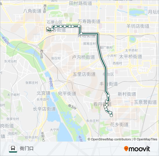 快速直达专线112 Bus Line Map
