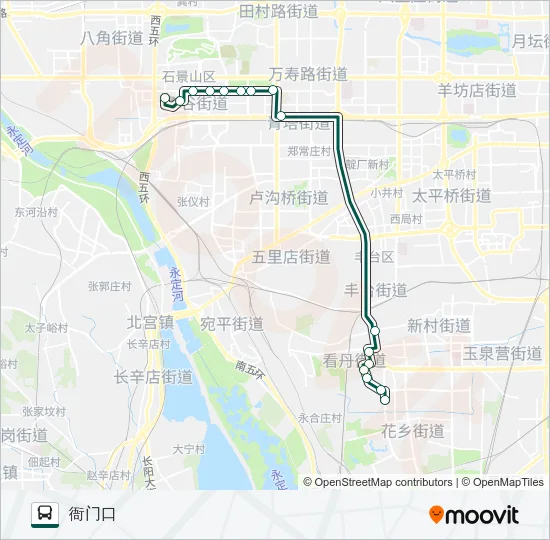 快速直达专线112 Bus Line Map