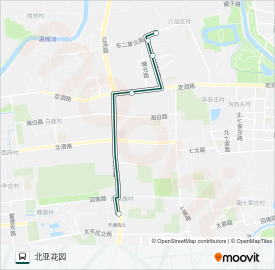 快速直达专线114 Bus Line Map