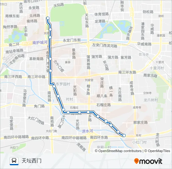 71 Bus Line Map