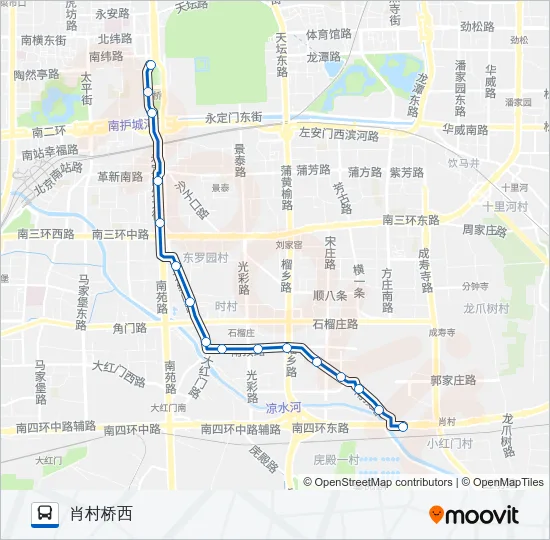 71 Bus Line Map