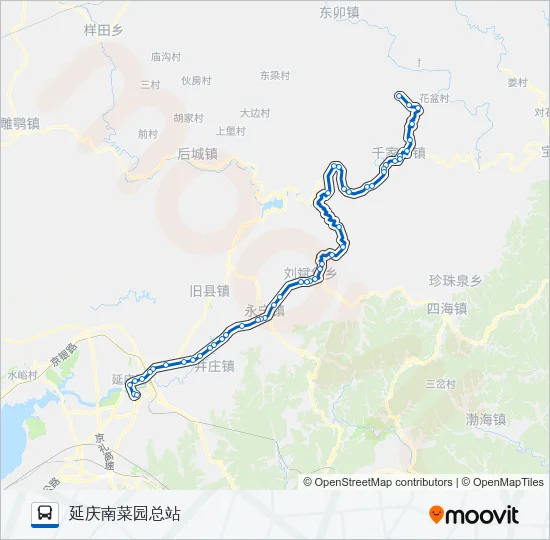 Y38 Bus Line Map