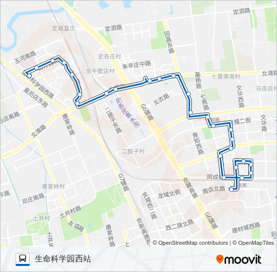 560 Bus Line Map