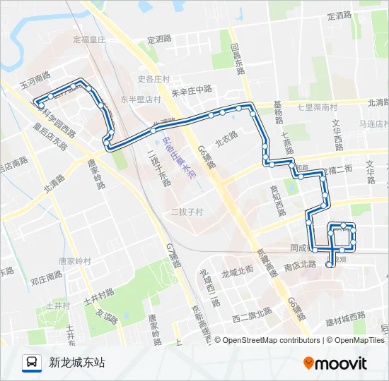 560 Bus Line Map