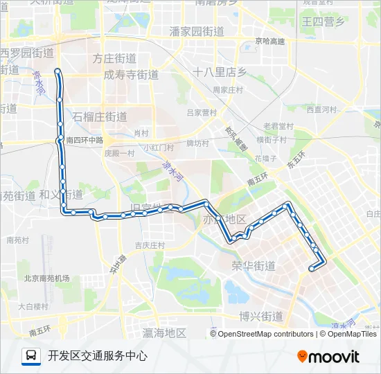 公交324路的线路图