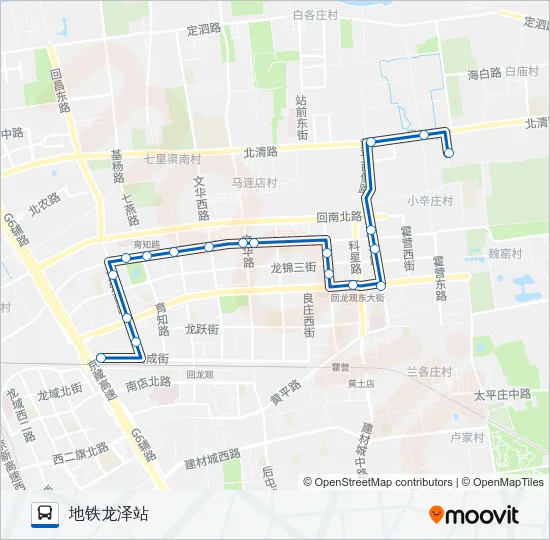 996 Bus Line Map