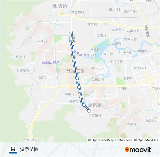 330 Bus Line Map