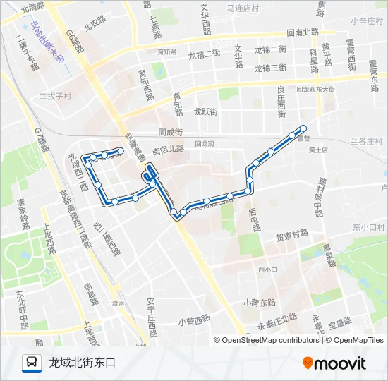 371 Bus Line Map