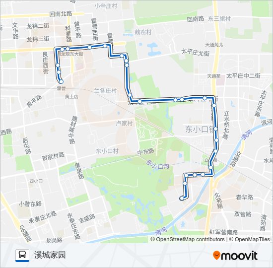 558 bus Line Map